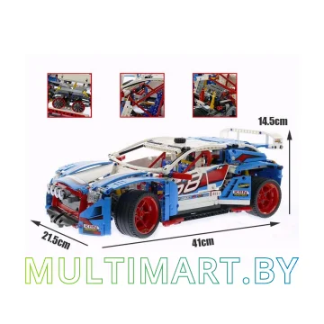 Конструктор Lepin 20077 Гоночный автомобиль (1085 деталей) картинка 7